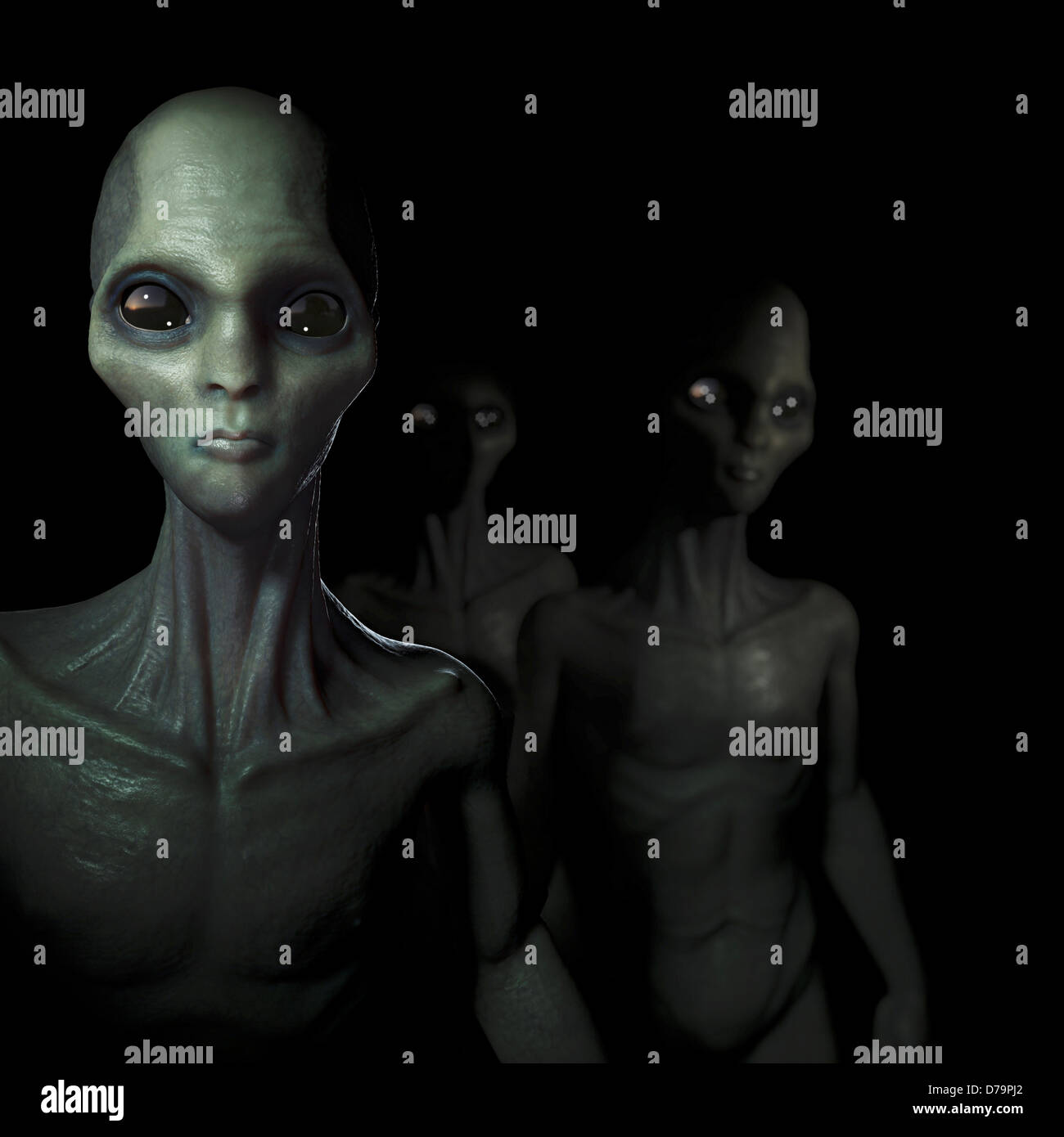 Außerirdisches Leben Stockfoto