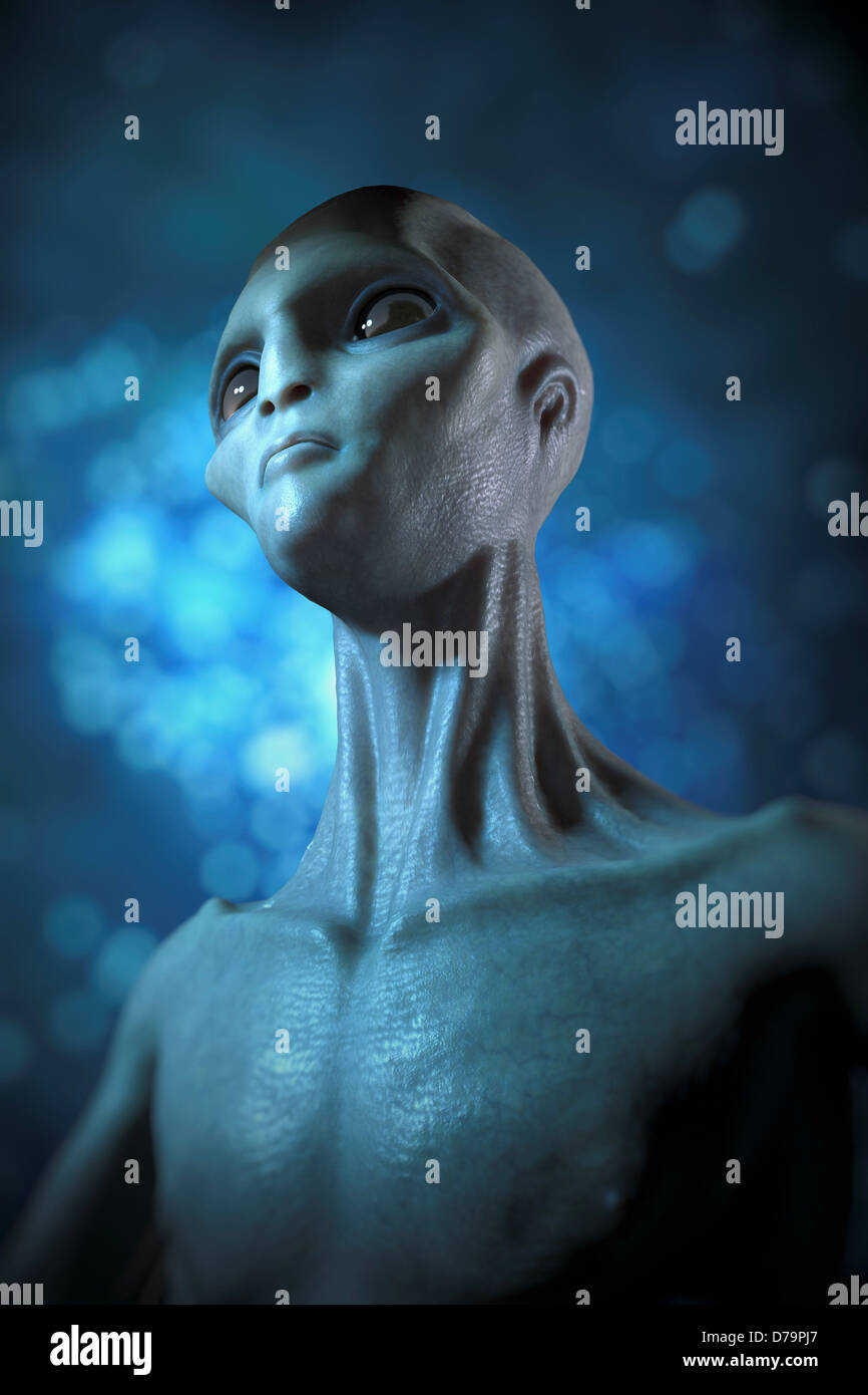 Außerirdisches Leben Stockfoto