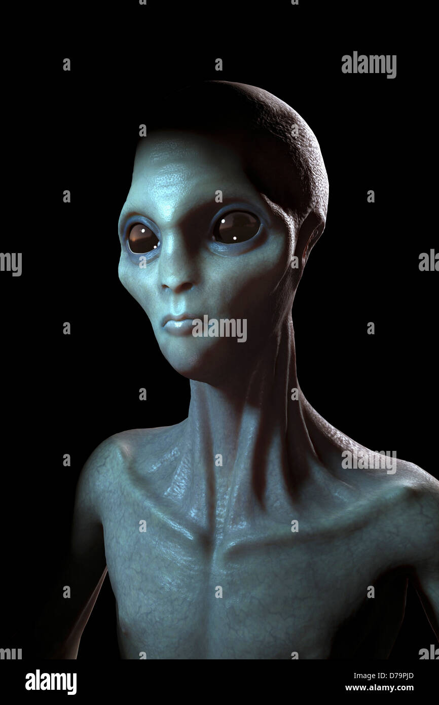 Außerirdisches Leben Stockfoto