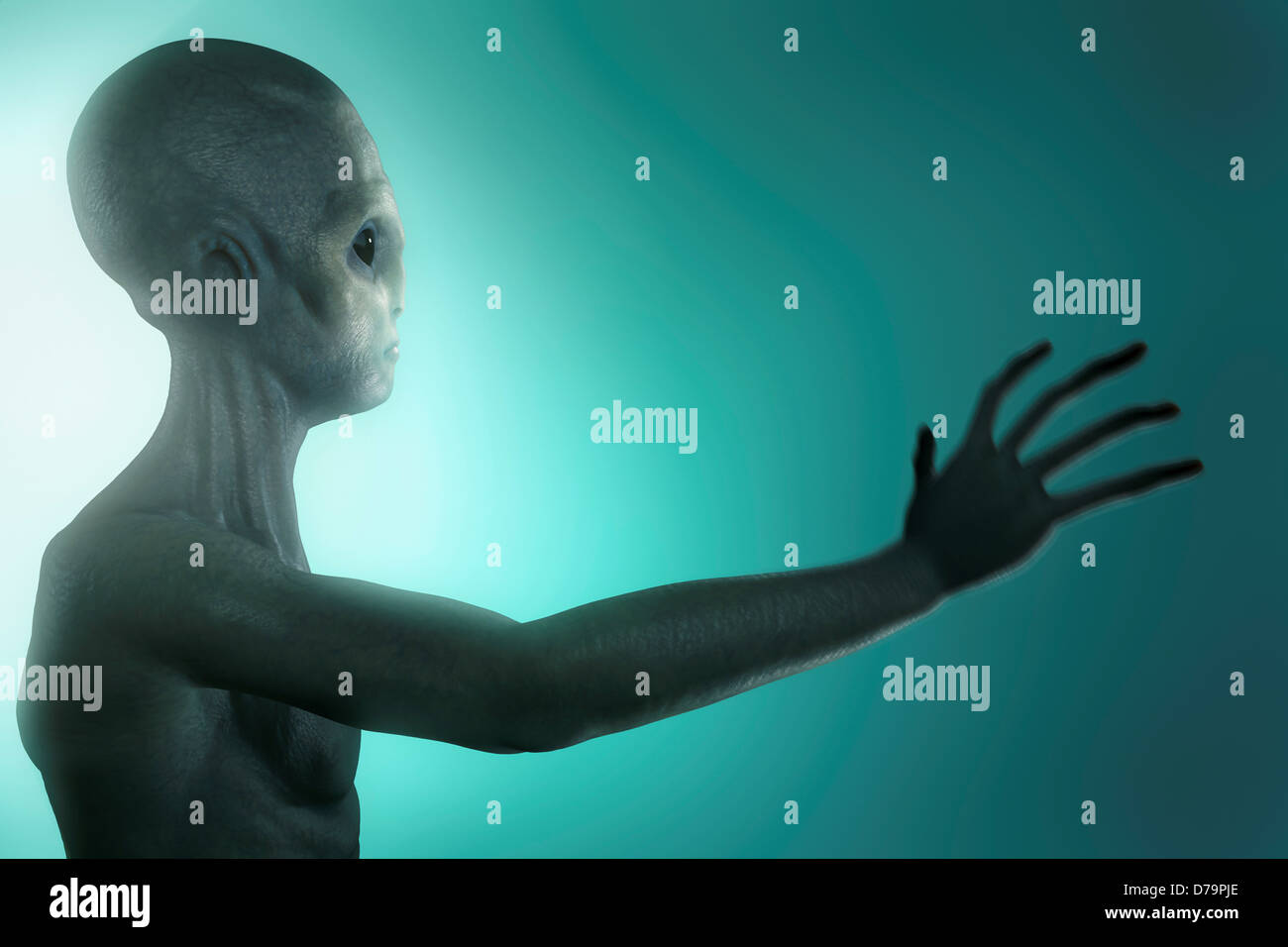 Außerirdisches Leben Stockfoto