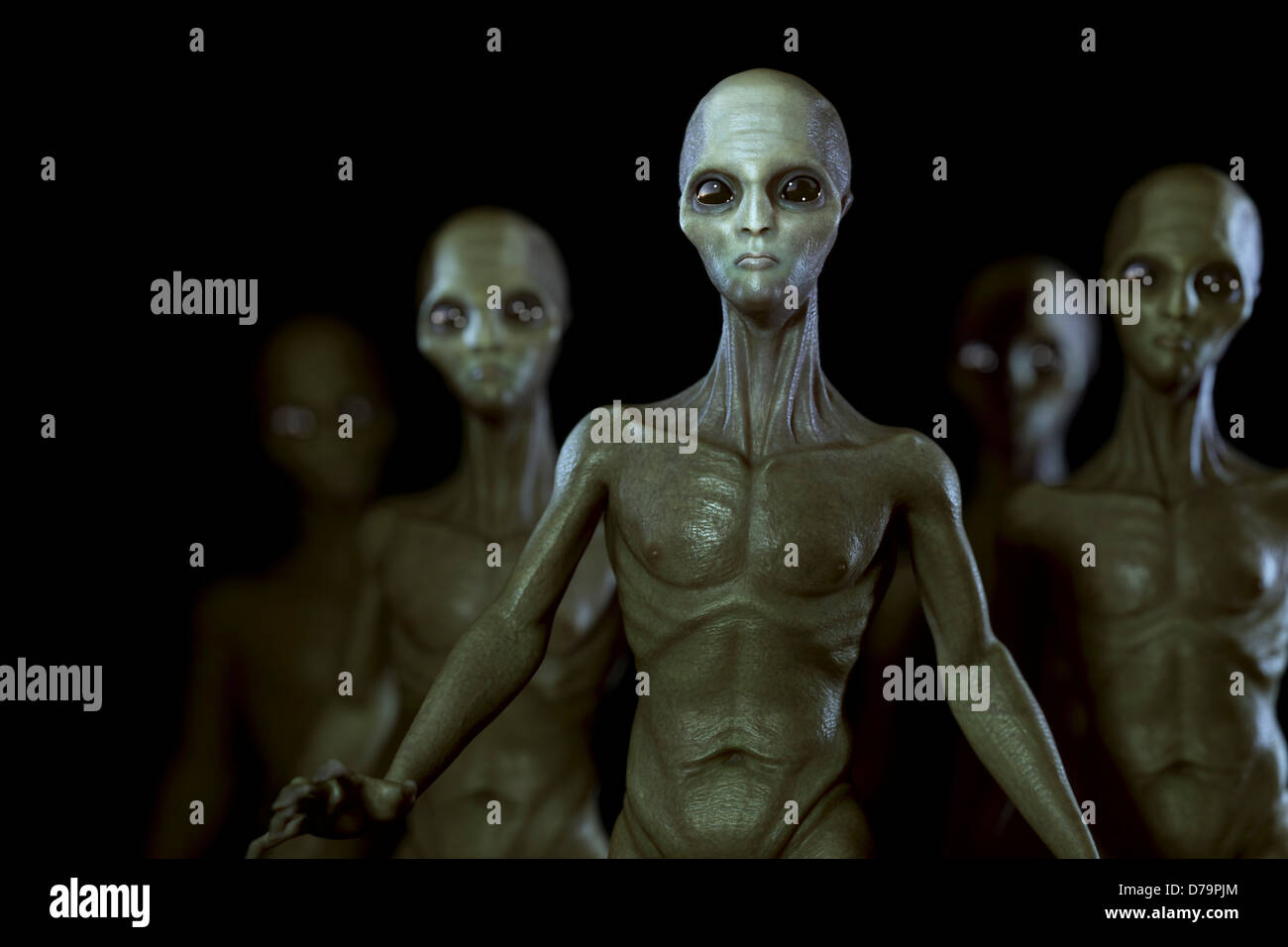 Außerirdisches Leben Stockfoto