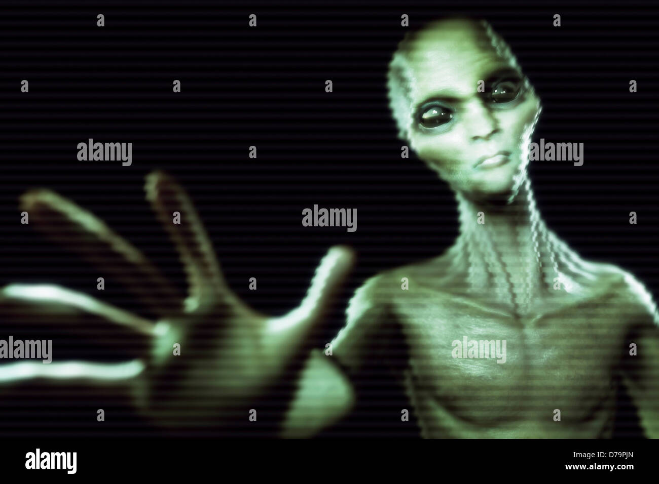 Außerirdisches Leben Stockfoto