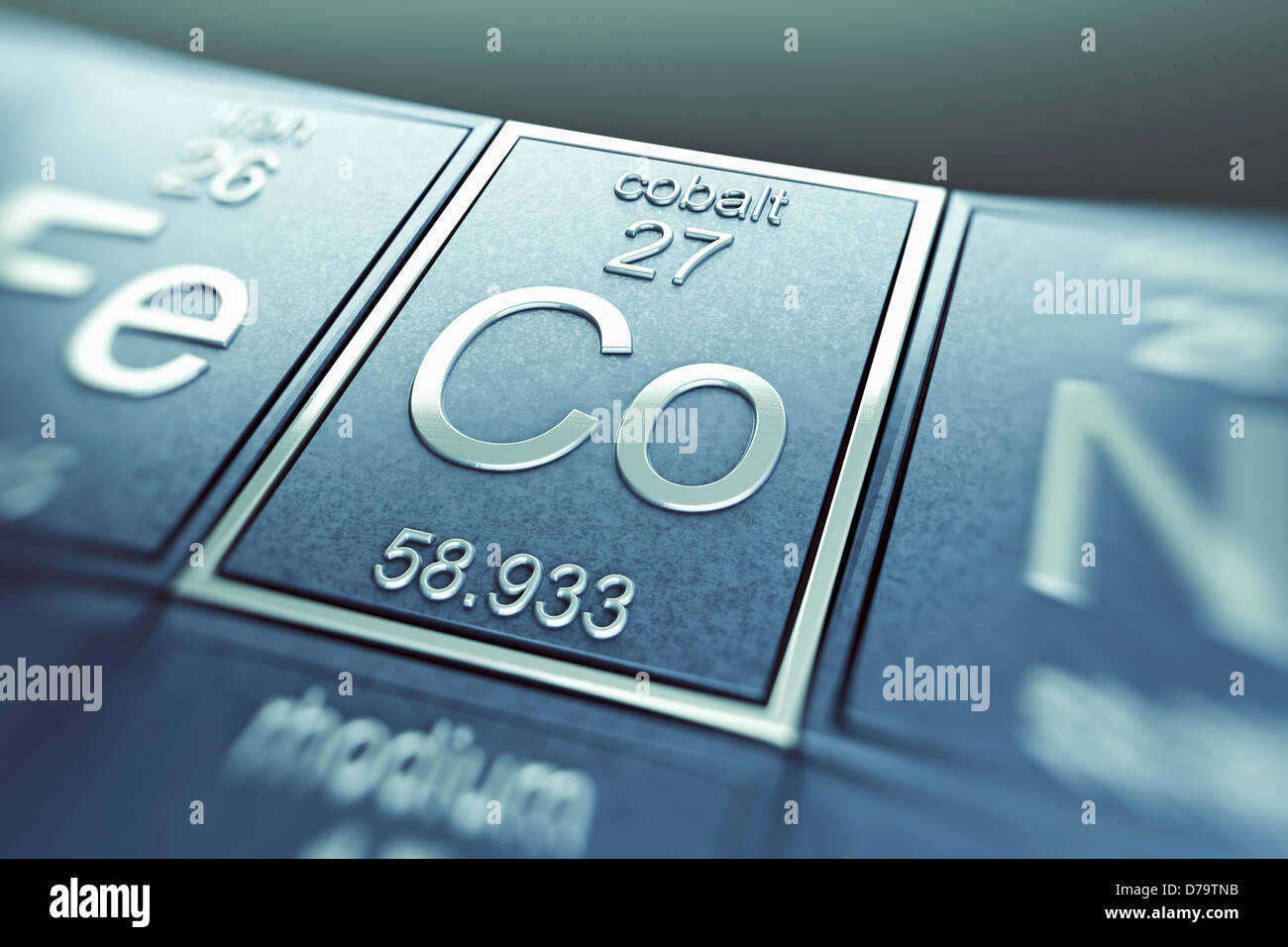 Periodic table element cobalt co Fotos und Bildmaterial in hoher Auflösung Alamy