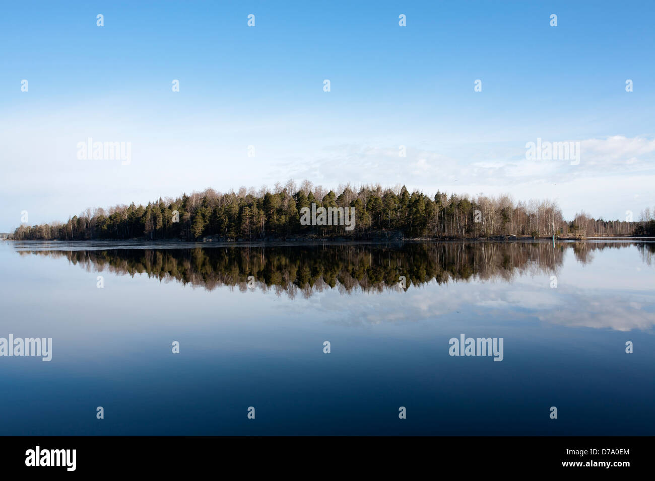 Blick auf den See, Lappeenranta, Finnland Stockfoto