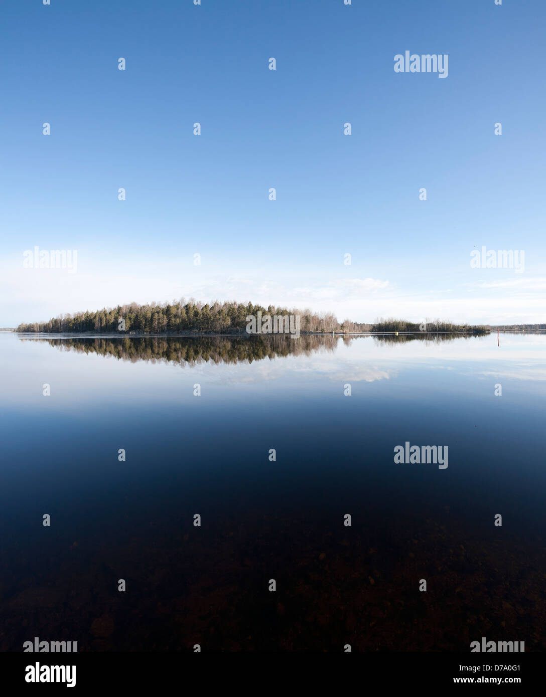 Blick auf den See, Lappeenranta, Finnland Stockfoto