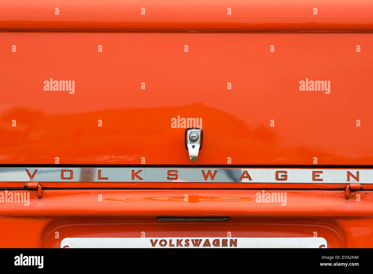 VW Volkswagen Camper van Heck Stockfoto