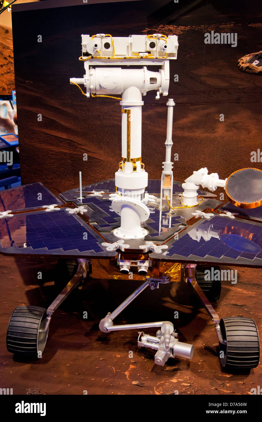 USA Kalifornien Los Angeles Pasadena Jet Propulsion Laboratory Museum Full-Size-Modell Mars Exploration Rover Stockfoto