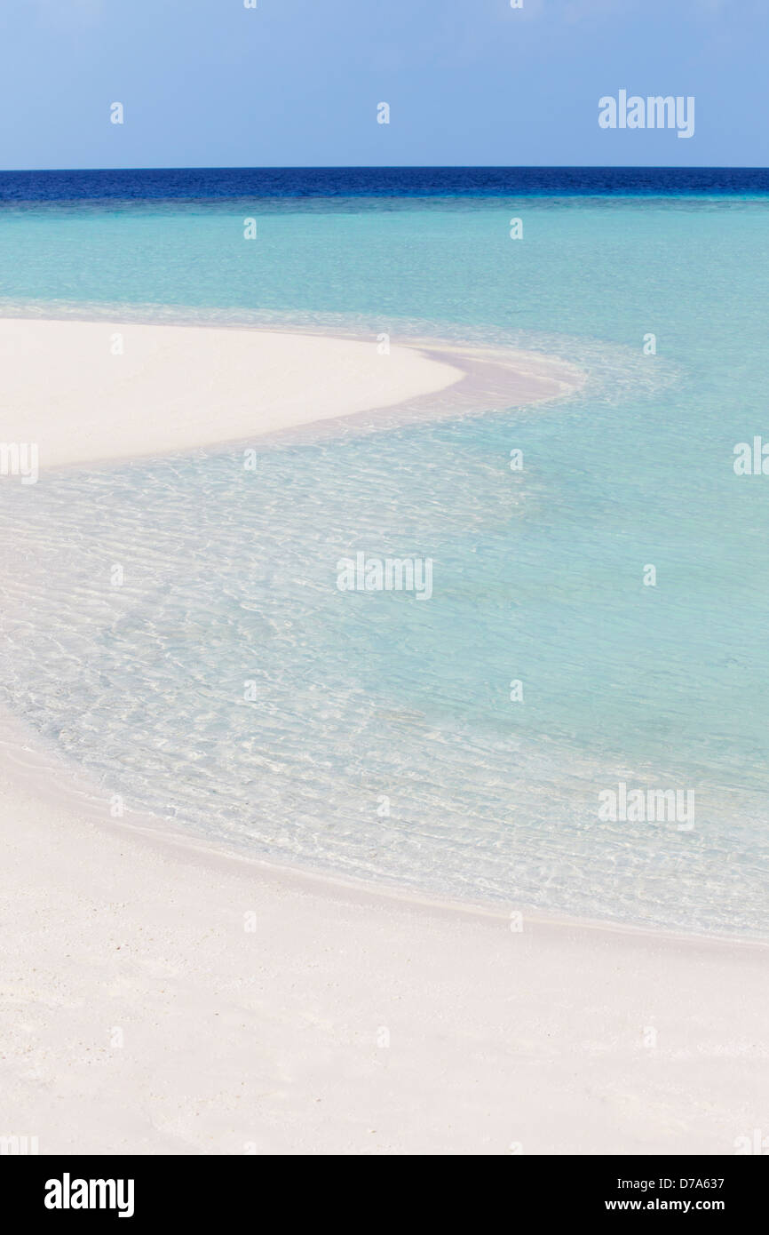 Schönen einsamen tropischen Strand Stockfoto