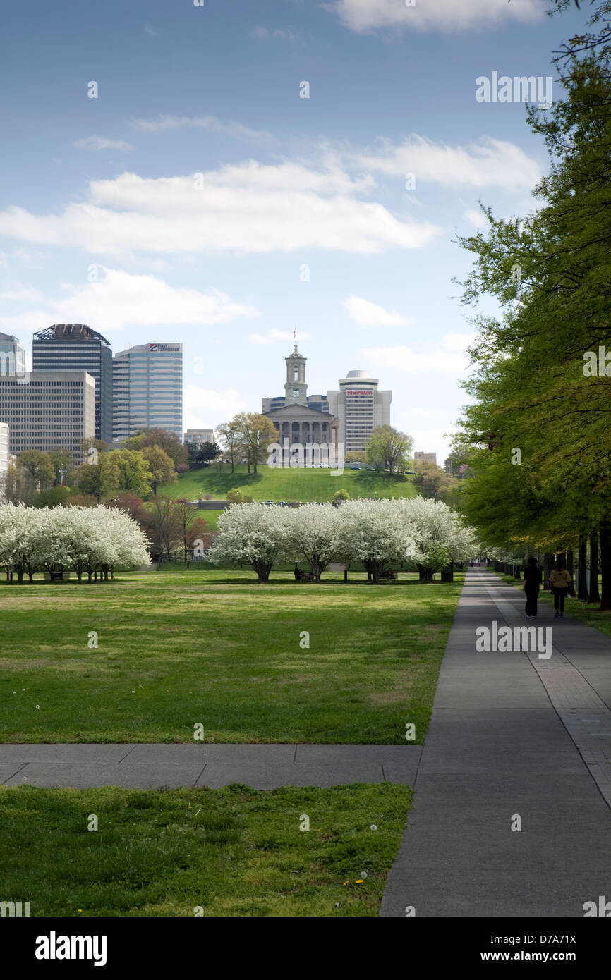 Eine Ansicht des Bicentennial Capitol Mall State Park in Nashville, Tennessee Stockfoto