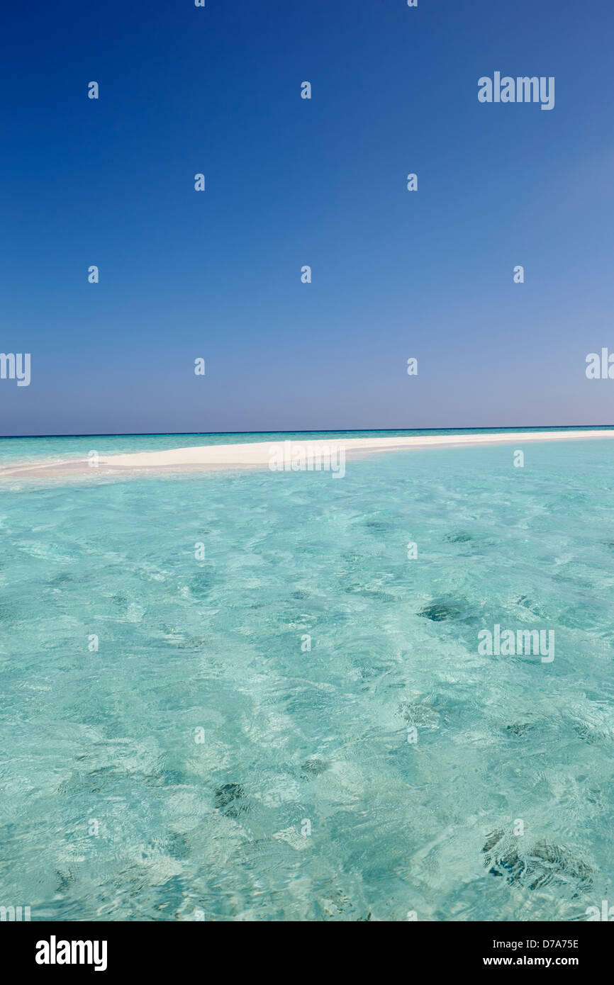 Schönen einsamen Strand Stockfoto