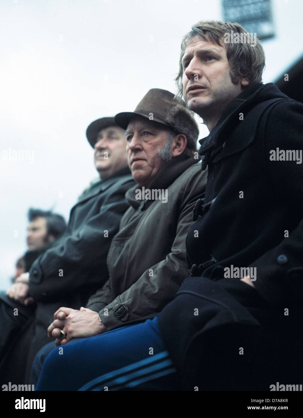 Sport, Fußball, Bundesliga, 1973/1974, Stadion an der Castroper Straße in Bochum, VfL Bochum gegen 1. FC Köln 0:2, Heinz Hoeher, Trainer des VfL Bochum Stockfoto