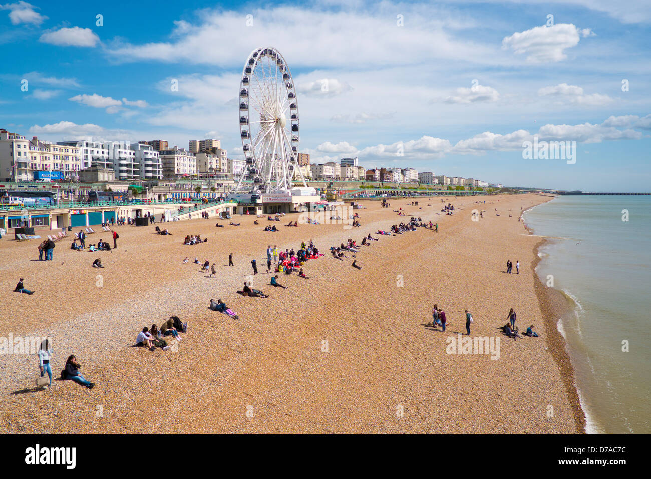 Strand, Brighton Auge, Brighton, England Stockfoto