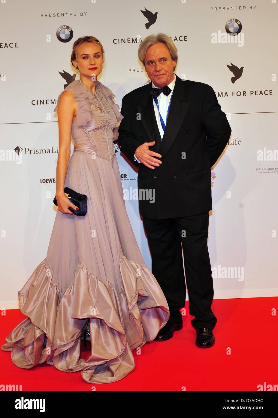 Diane Kruger und Gerd Kaempfe im Kino für Frieden 2009 am 9. Februar 2009. Stockfoto