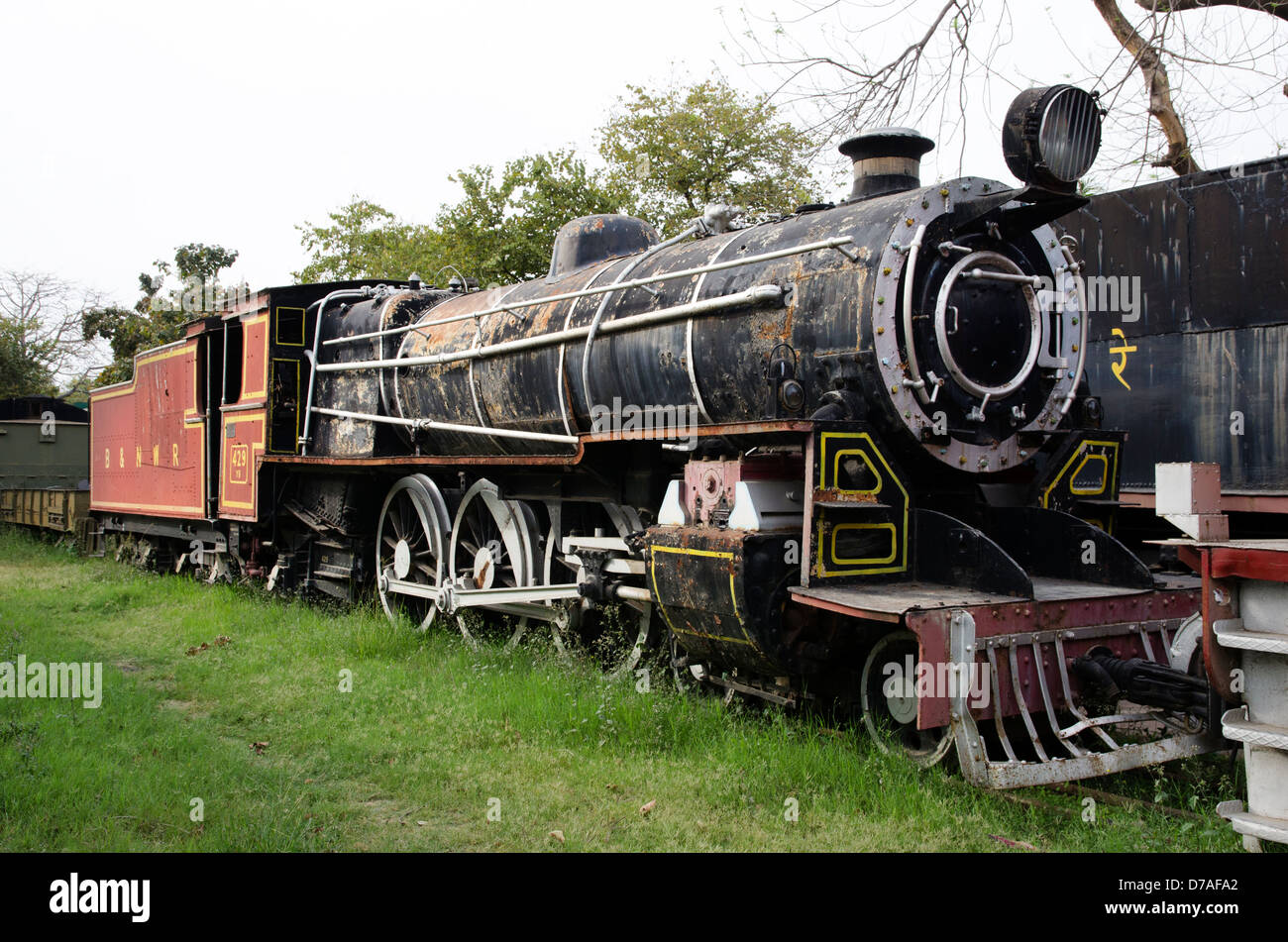 Dampf Lok Klasse YB 429 national Railway Museum Chanakyapuri New Delhi Indien Stockfoto