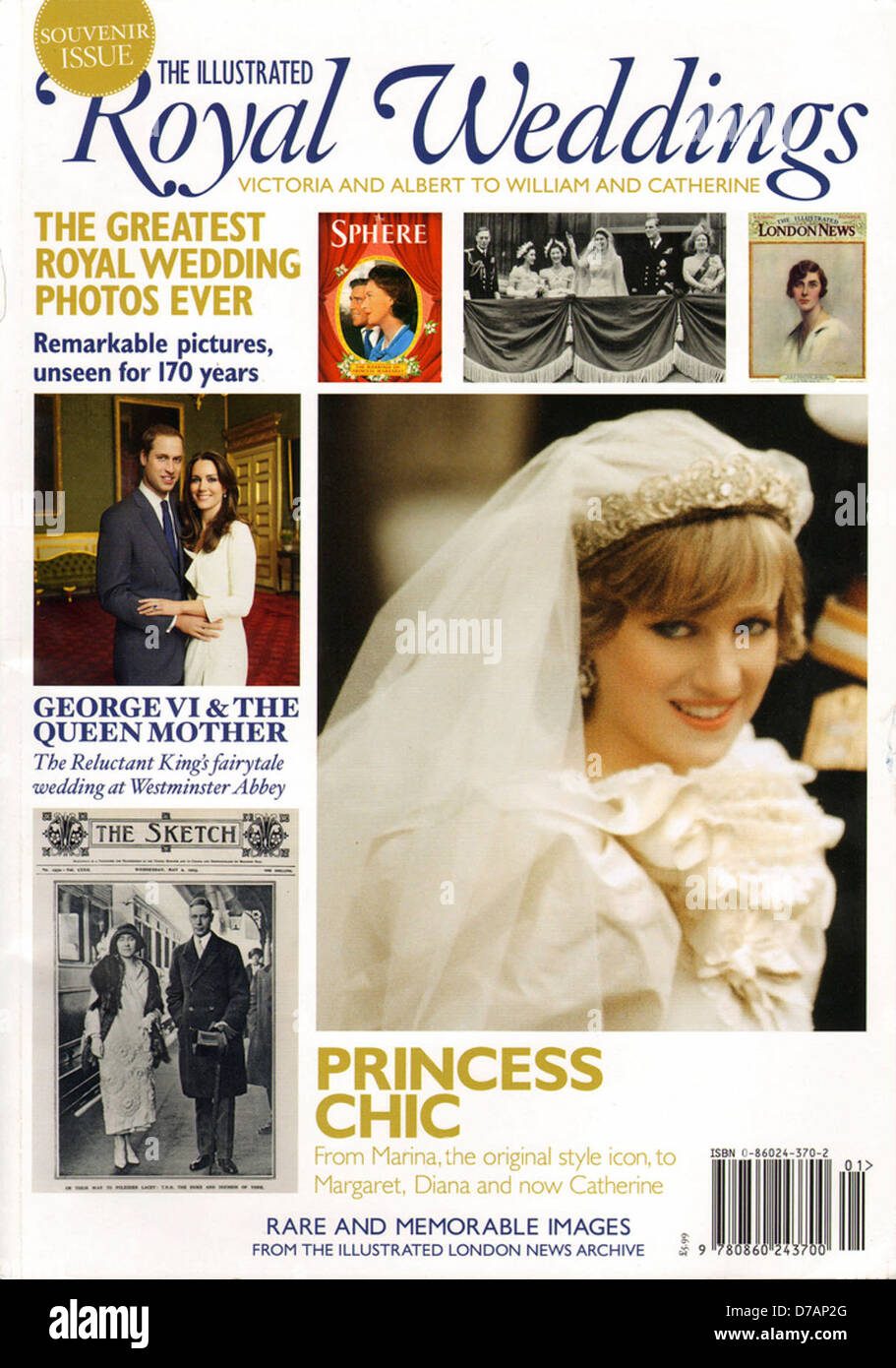 Lady Diana Spencer Prinzessin Diana Stockfoto