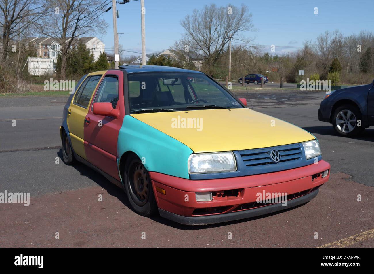 Multi-Color Auto Stockfoto