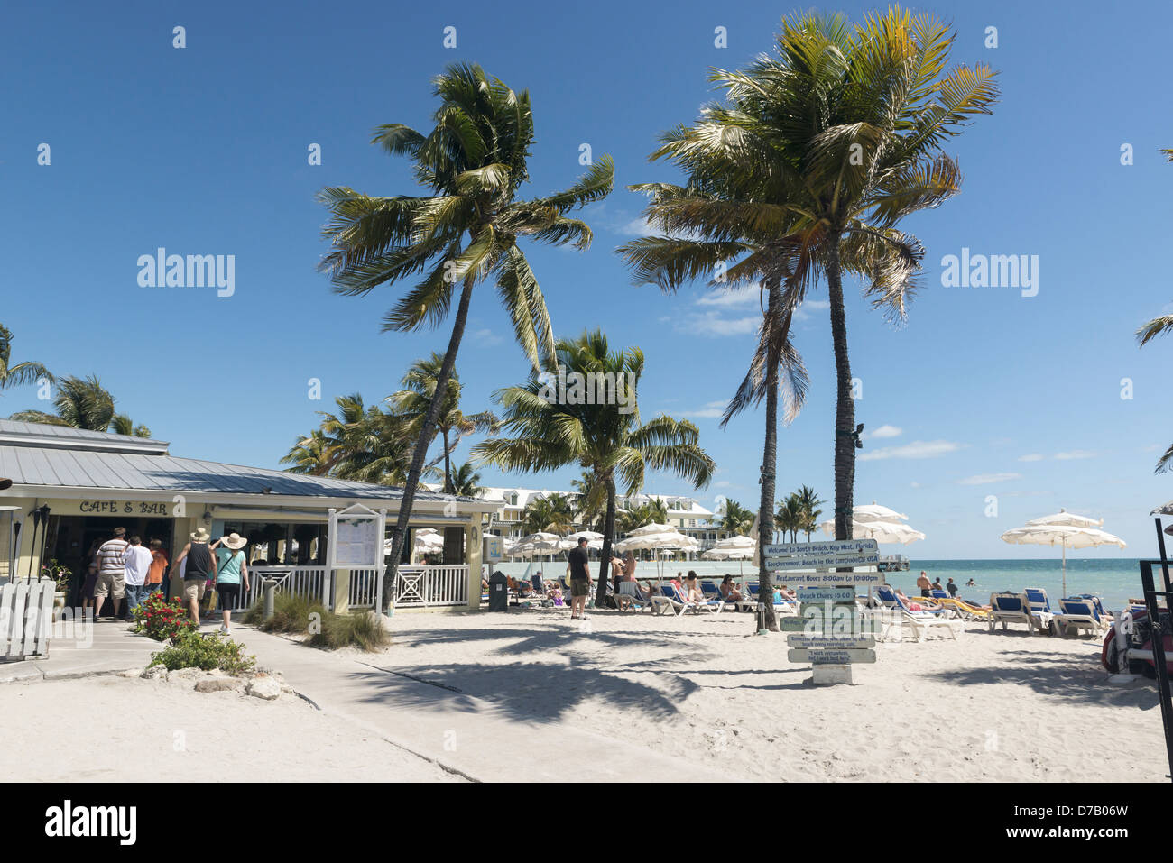 South Beach, Key West, Florida, USA, Stockfoto