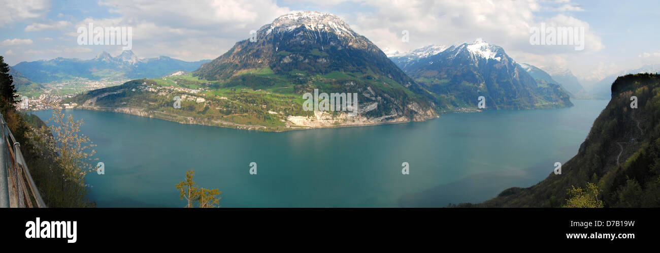 Der Urnersee, Vierwaldstättersee, Schweiz Stockfoto