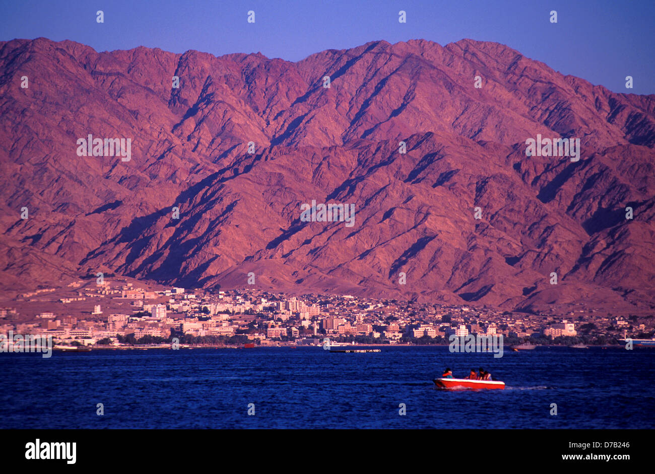 Aqaba, Jordanien, am Roten Meer Stockfoto