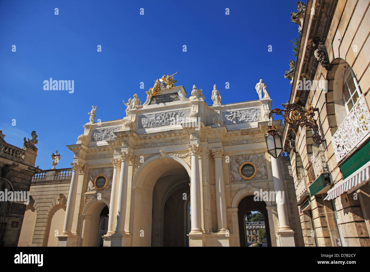 Frankreich, Meurthe-et-Moselle, Lothringen, Nancy, Place Stanislas, UNESCO-Welterbe Stockfoto