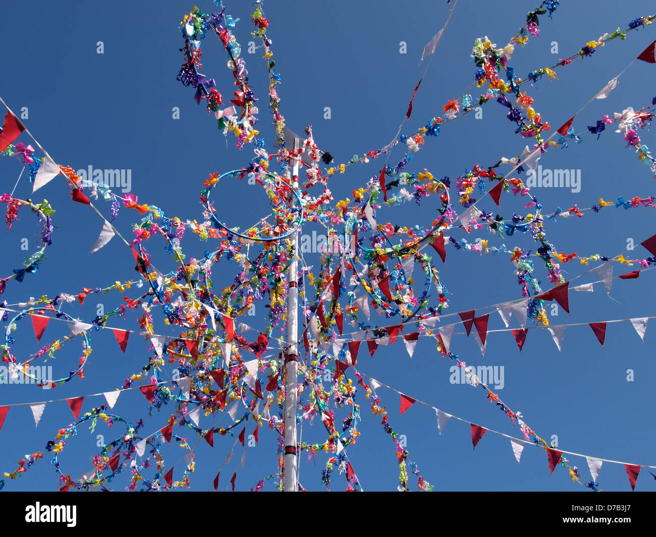 Bunting, Padstow, Cornwall, UK 2013 Stockfoto