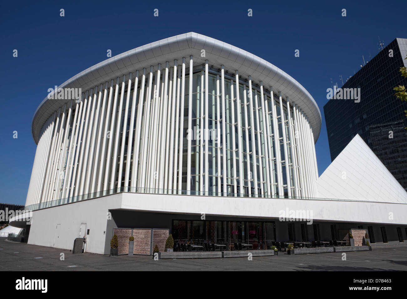 Die Philharmonie, Place de l ' Europe, Europaviertel, Kirchberg-Plateau, Luxemburg-Stadt, Europa Stockfoto