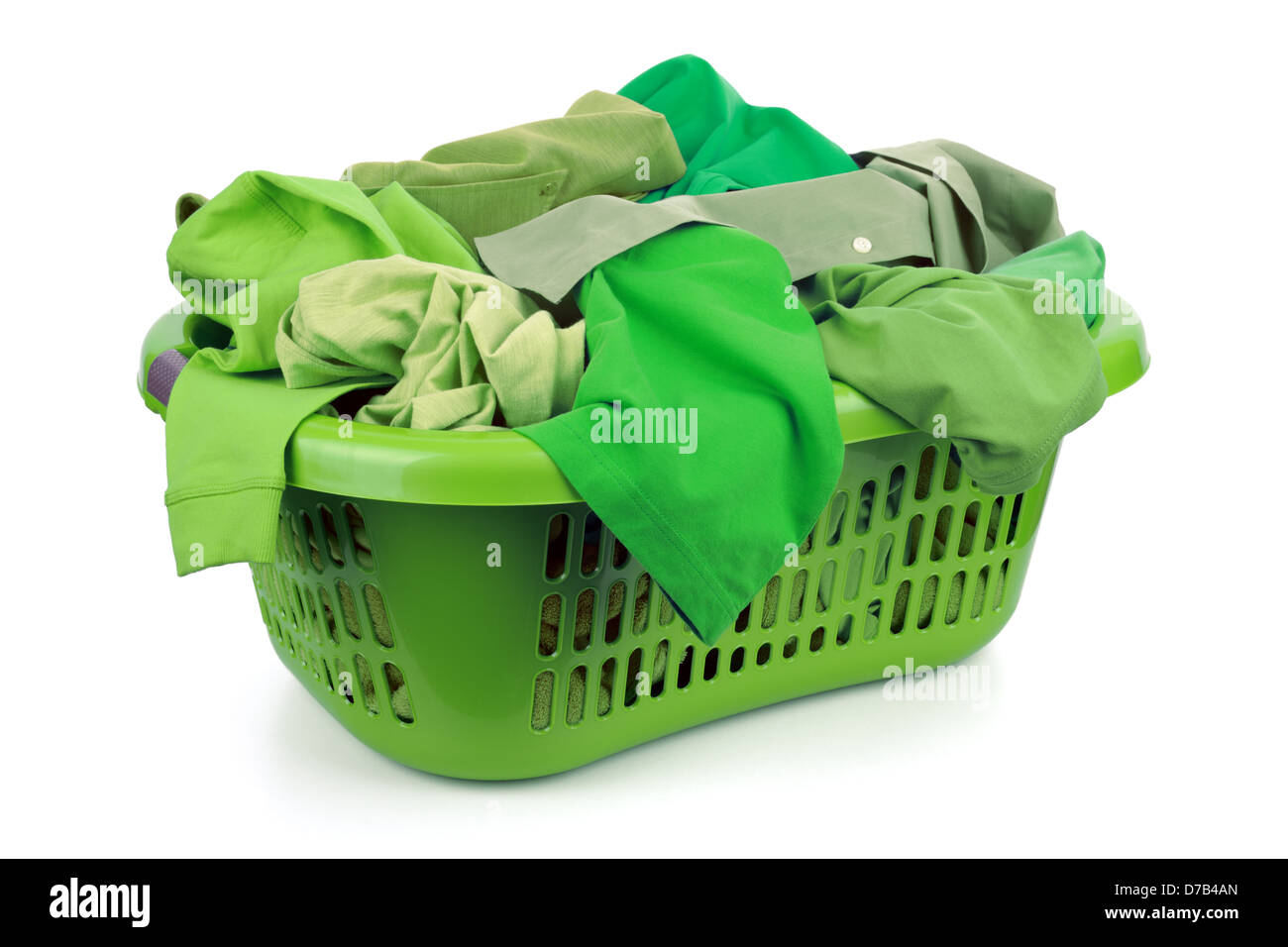 Grüne Wäscherei Stockfoto