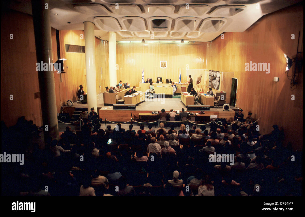 John Demjanjuk-Prozess In Jerusalem, Mai 1987 Stockfoto