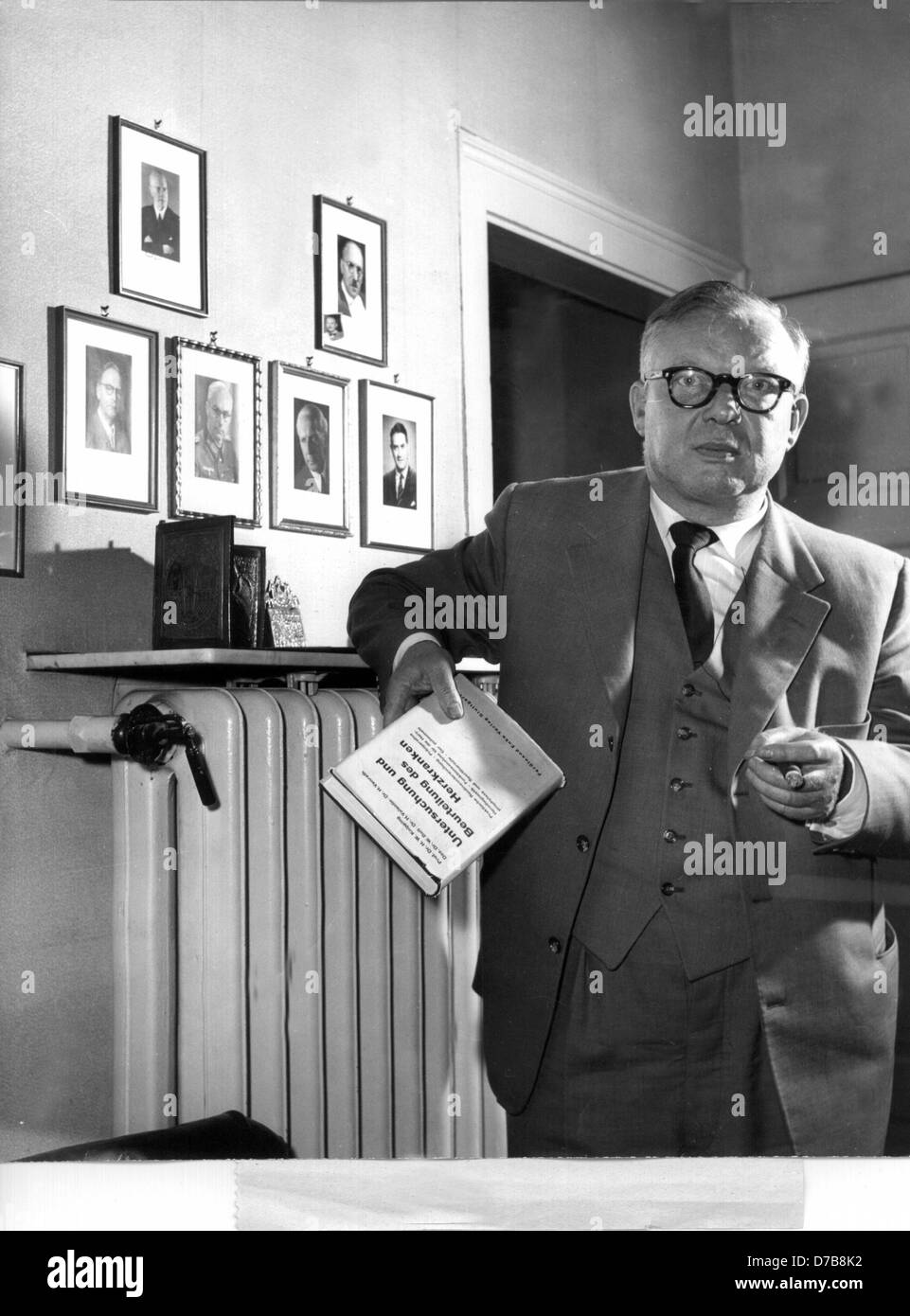 Deutscher Chirurg und Urologe Professor Werner Forßmann (undatiertes