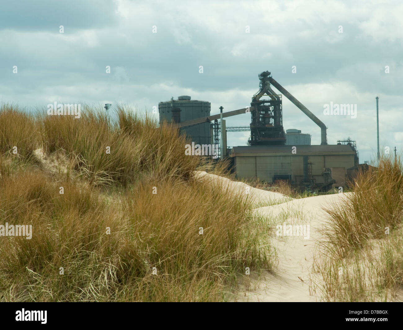 Redcar hüttensandhaltigen a, b, c, d, e, f, g, h, ich, j, k, l, m, n, o, p, Q, R, s, t, u, V, w, X, y, Z, Stockfoto