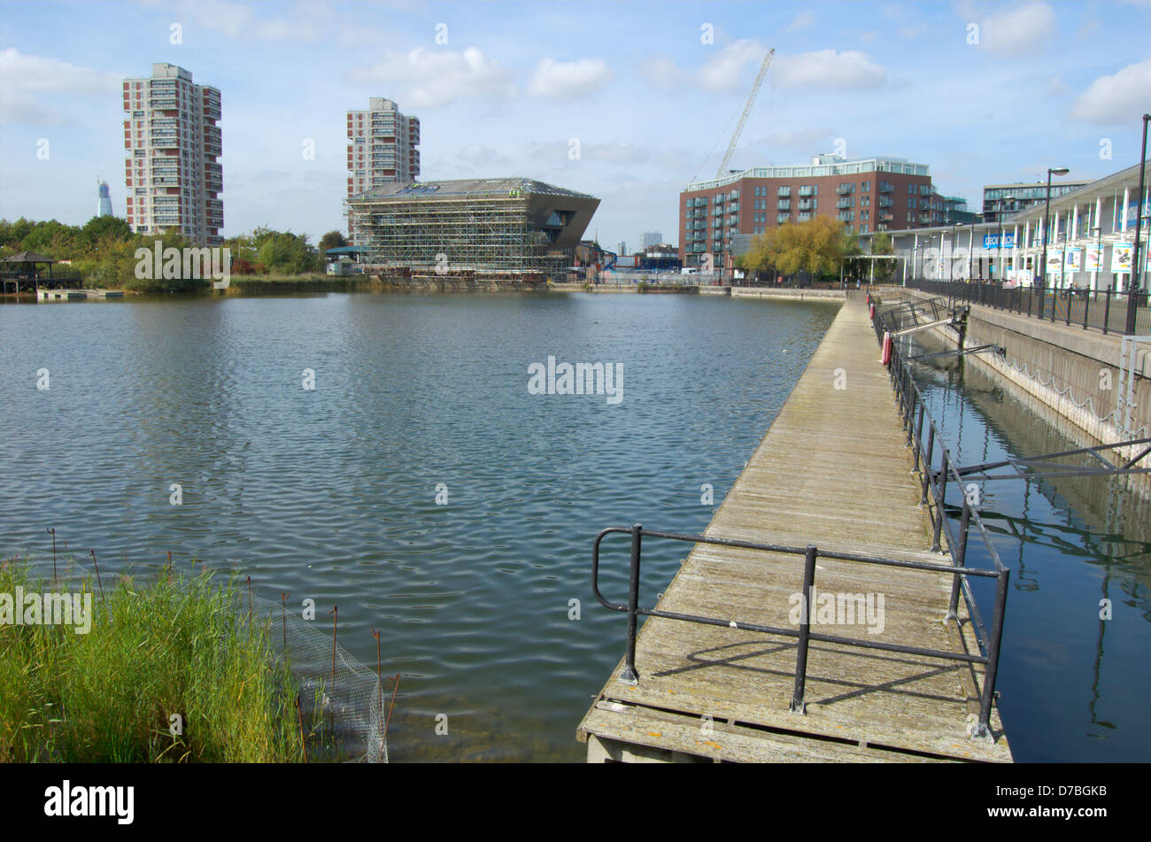 Canada Water in London, England Stockfoto