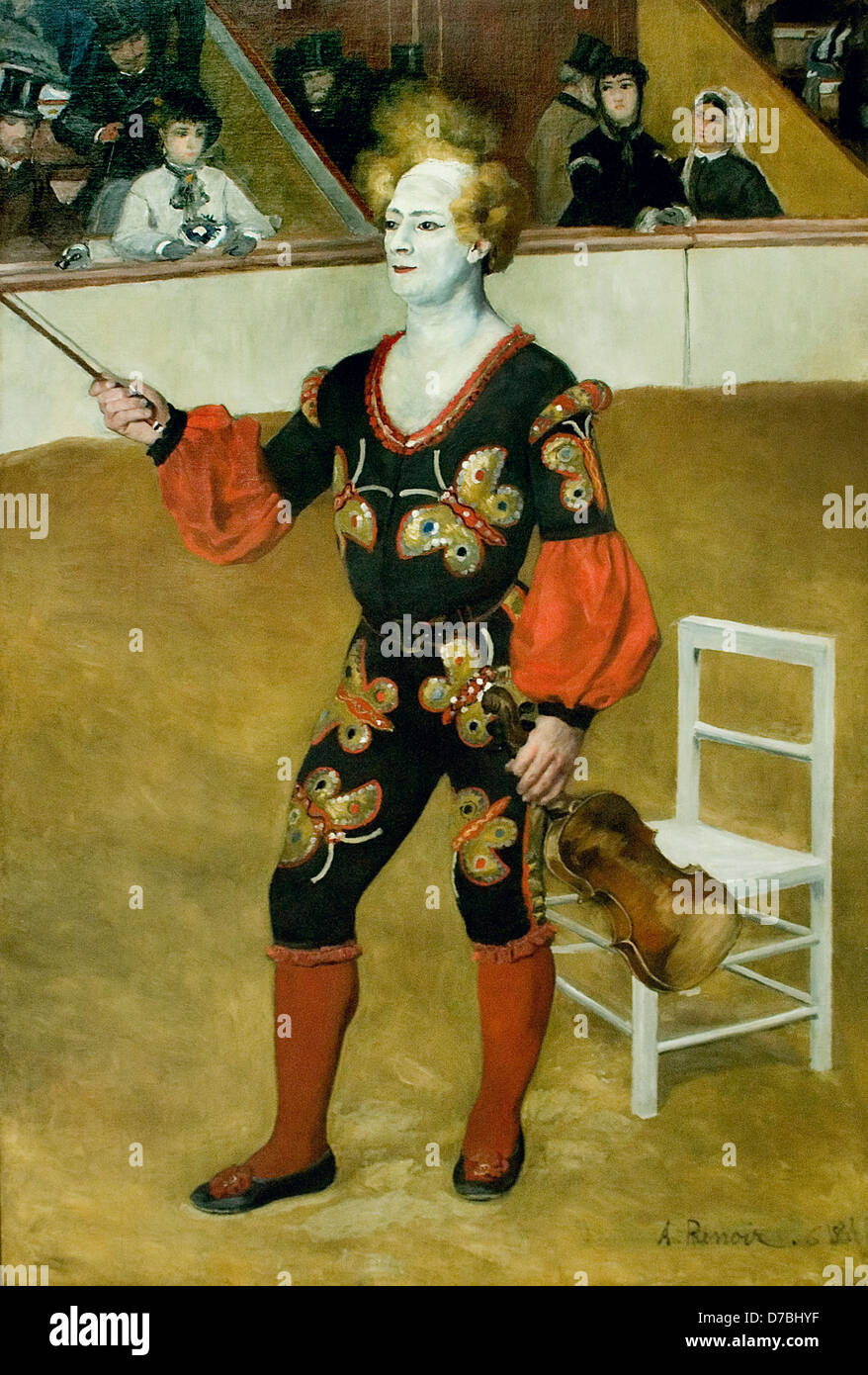 Der Clown Aka James Bollinger Mazutreek Pierre Auguste Renoir 1841-1919 Französisch impressionistischen Frankreich Stockfoto