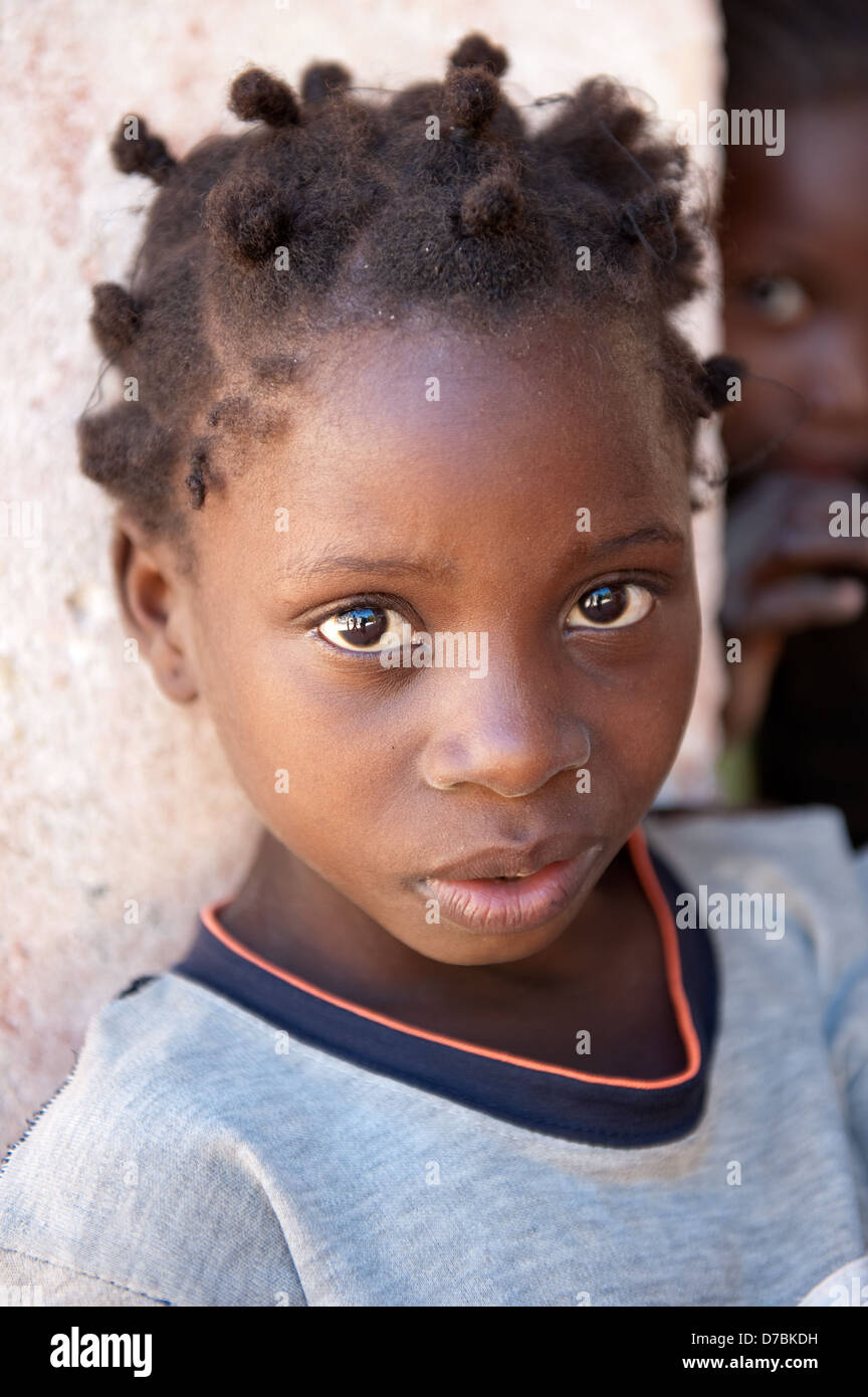Mädchen, Ibo Insel Mosambik Stockfoto