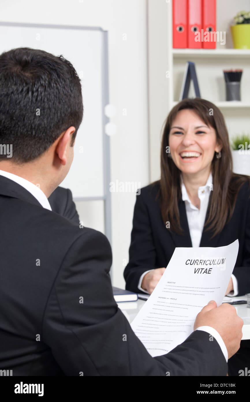 Job-interview Stockfoto