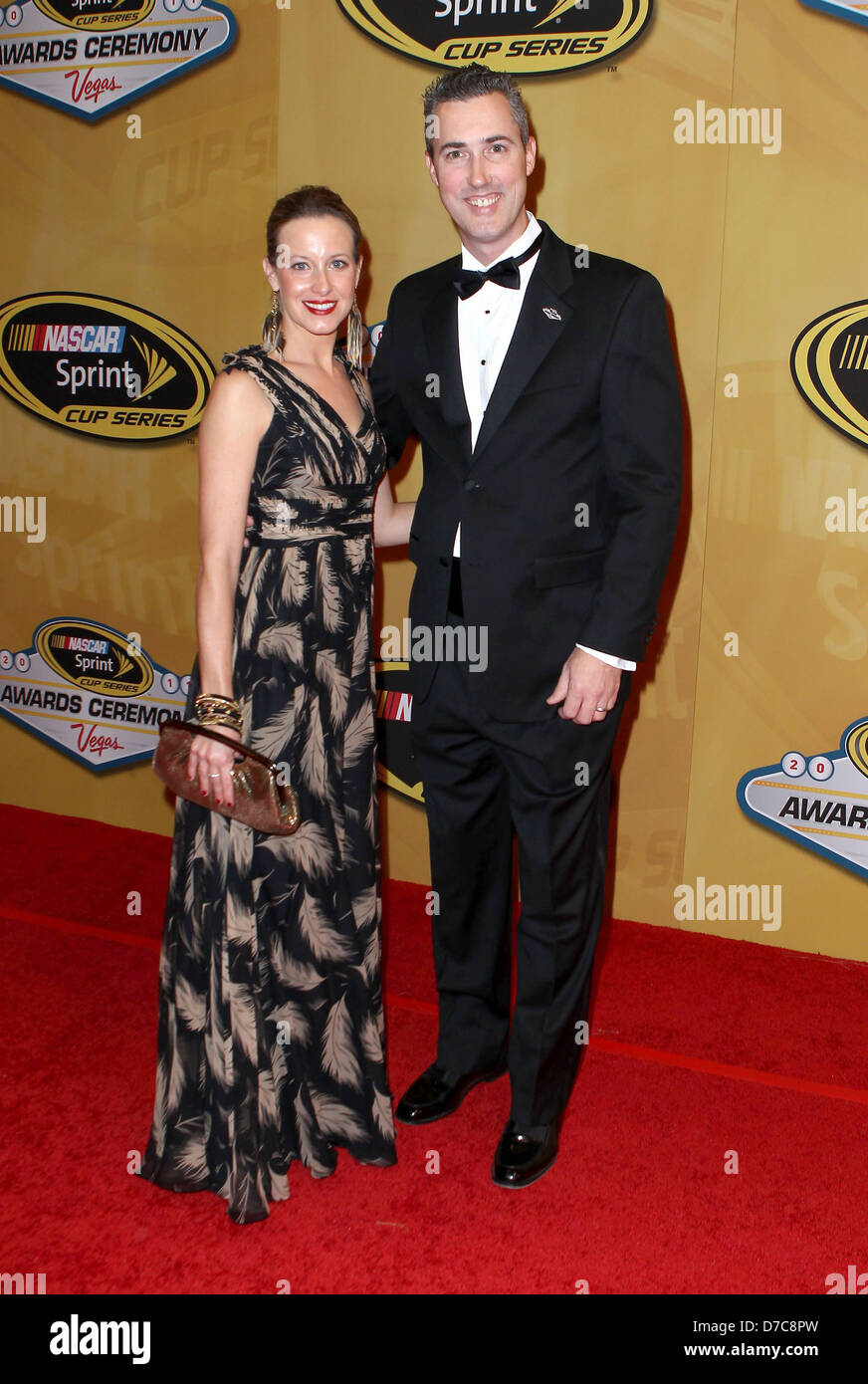 Mindy Bennet, Ed Bennet 2011 Nascar Sprint Cup Series Preisverleihung im Wynn Resort and Casino Las Vegas, Nevada - 02.12.11 Stockfoto