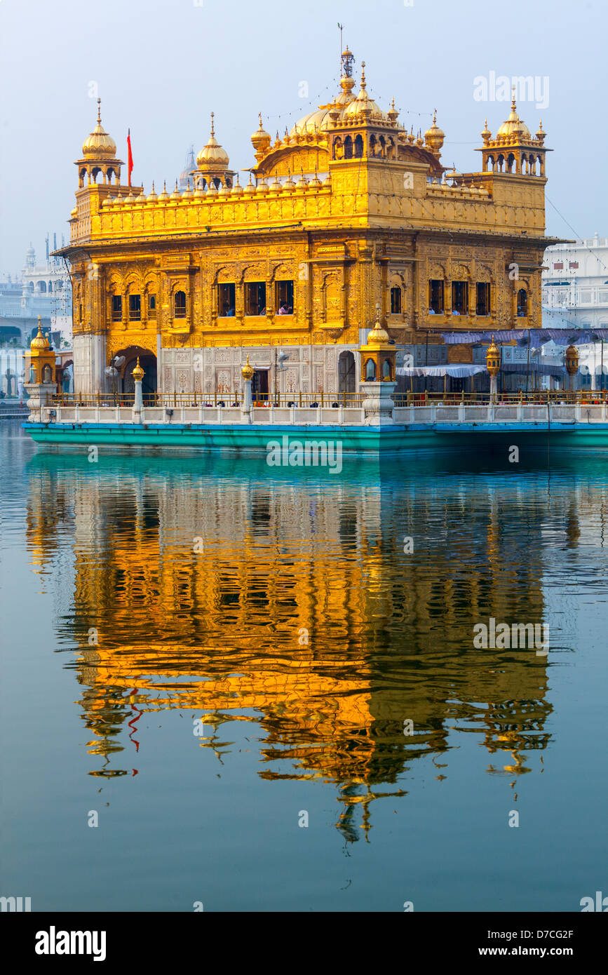 Sikh Gurdwara Golden Temple (Harmandir Sahib). Amritsar, Punjab, Indien Stockfoto