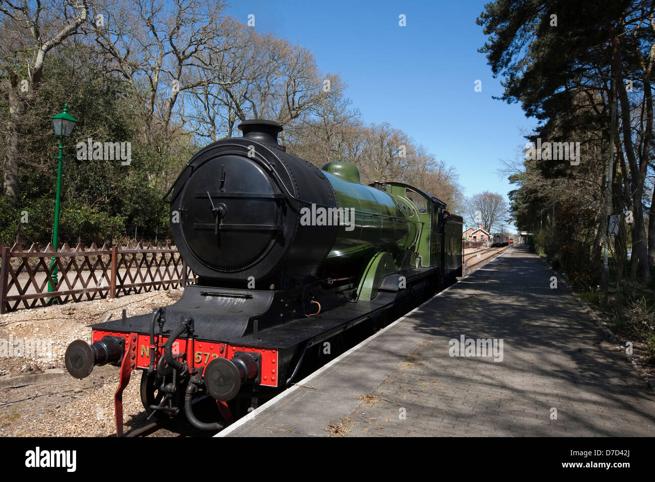 Sheringham Dampf Holt Bahnhof Stockfoto
