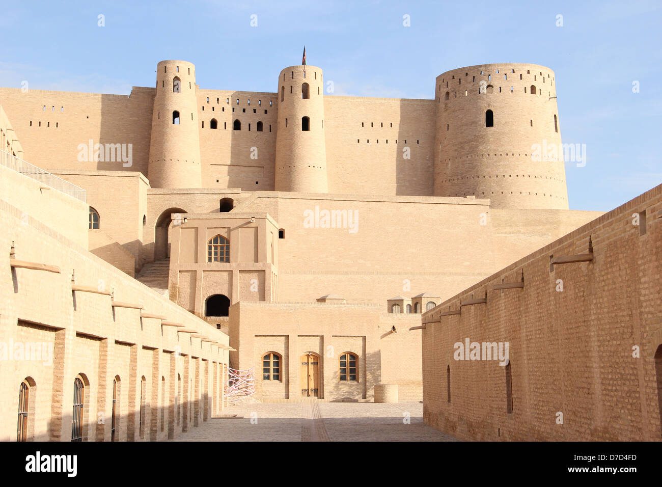 Die Zitadelle von Herat auch bekannt als der Zitadelle von Alexander und lokal bekannt als Qala Ikhtyaruddin Stockfoto