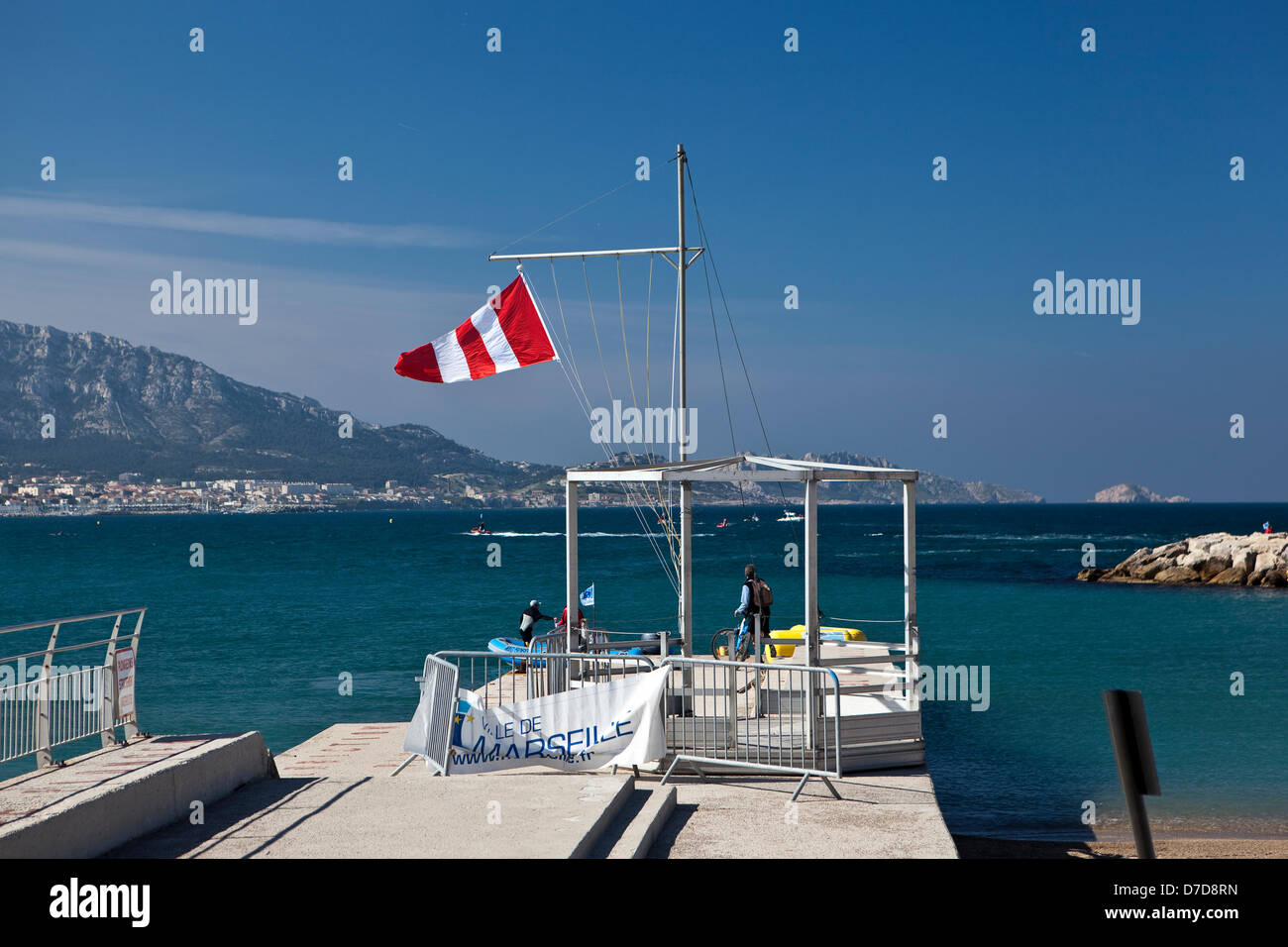 Marseille, Frankreich. 4. Mai 2013. Marseille Kite Race 2013, französische Meisterschaft der Kitesurf vom 1. Mai bis 5. 2013 Credit: Frankreich Bilder Agentur / Alamy Live News Stockfoto