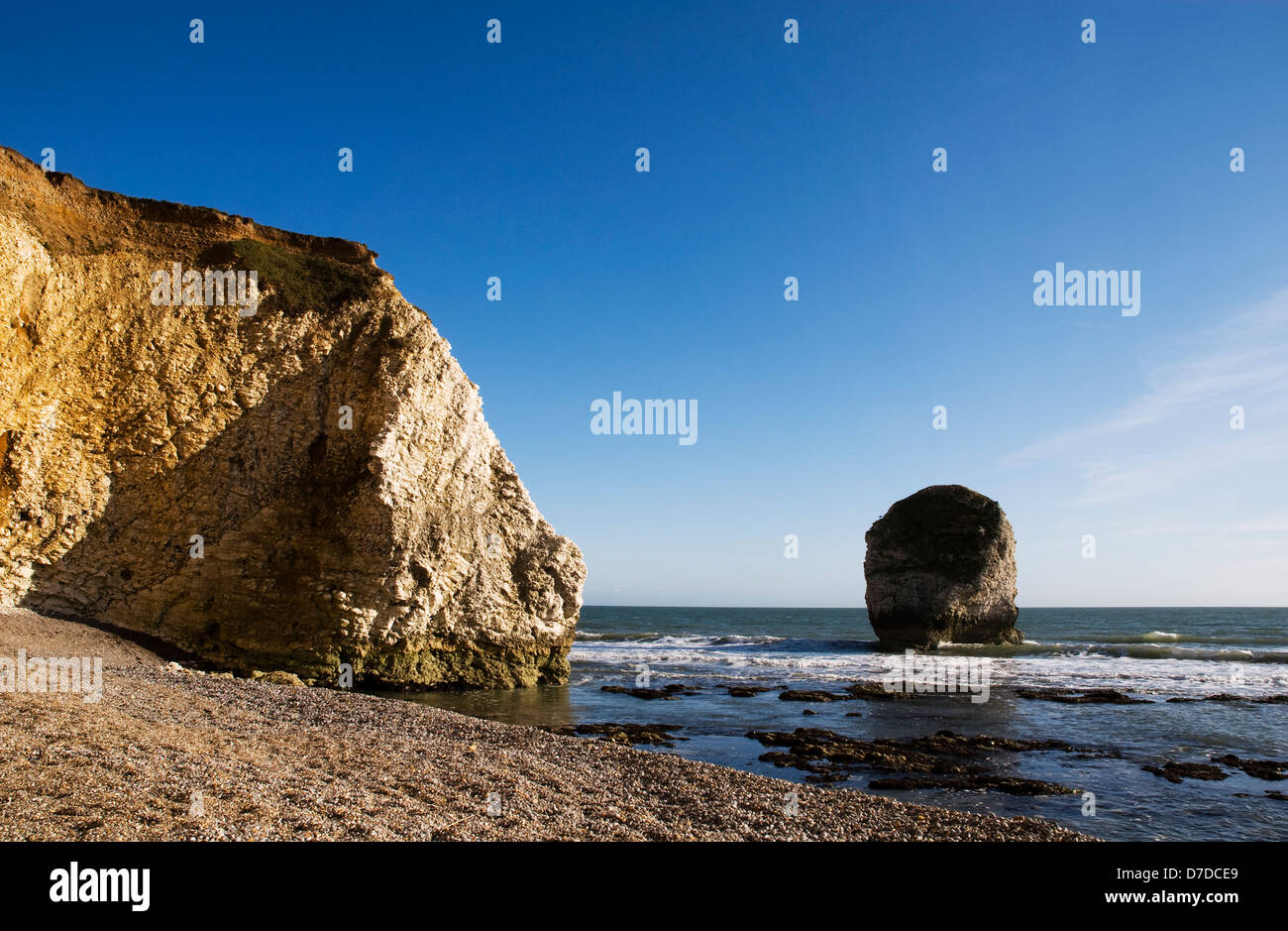 Freshwater Bay auf der Isle Of Wight Stockfoto