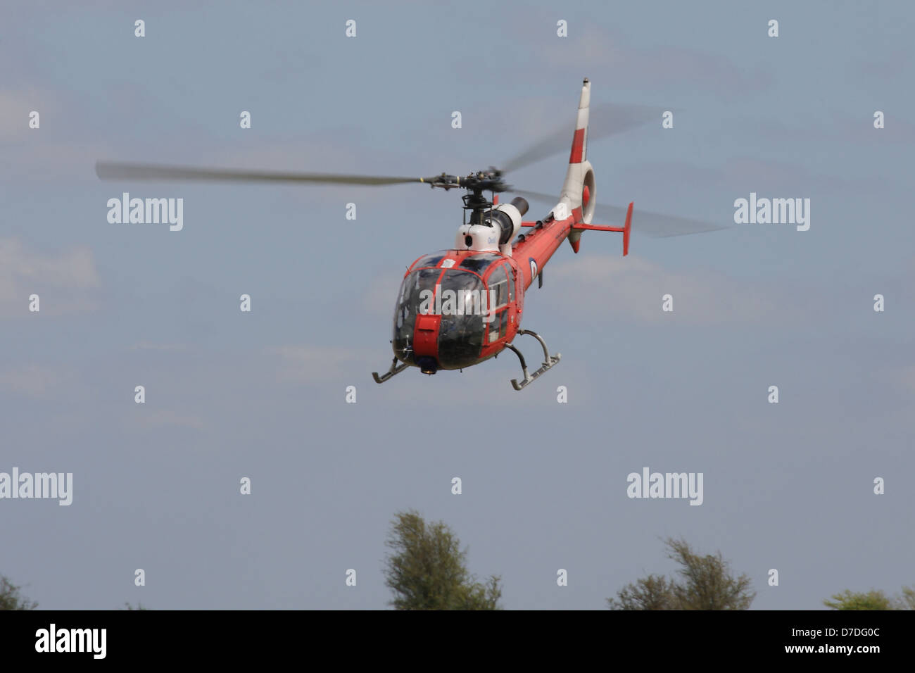 ZB625 Westland SA - 341D Gazelle HT3 aus der Empire Test Pilot School Boscombe Down Stockfoto