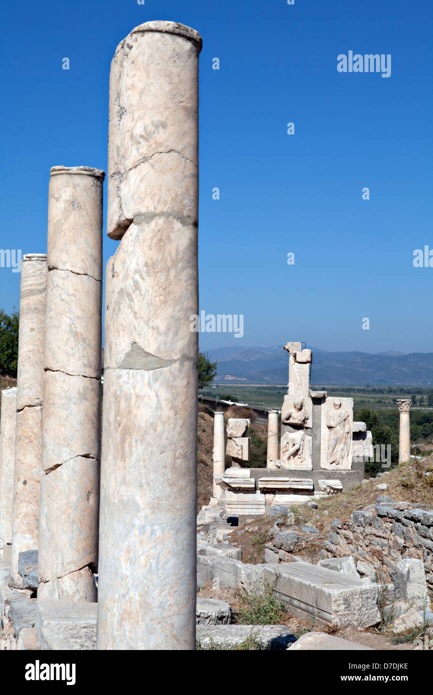 Stadt Ephesus, Izmir, Türkei Stockfoto