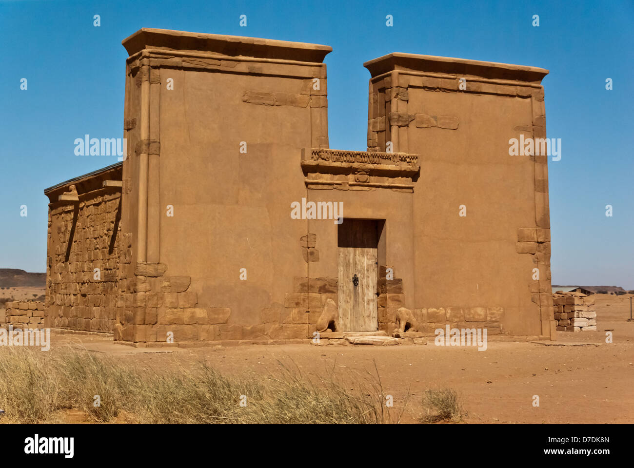 Lion Gate aka Apademak Tempel, Musawwarat es-Sufra, Nord-Sudan Stockfoto