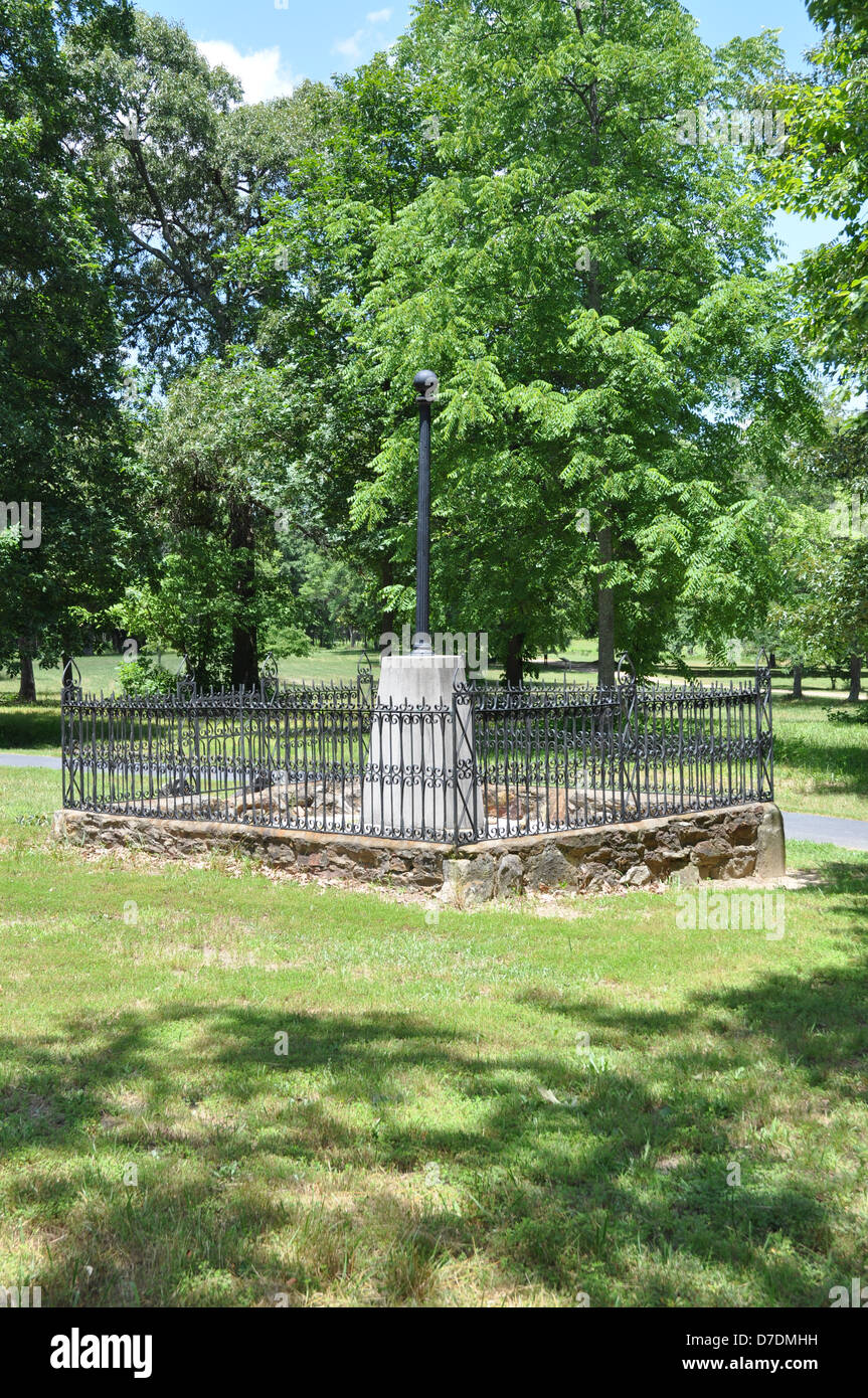 Washington Light Infantry Monument befindet sich in Cowpens National Battlefield Stockfoto