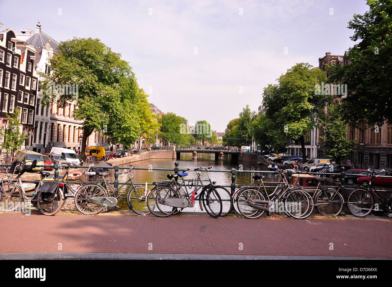 Die Stadt Amsterdam, Niederlande Stockfoto