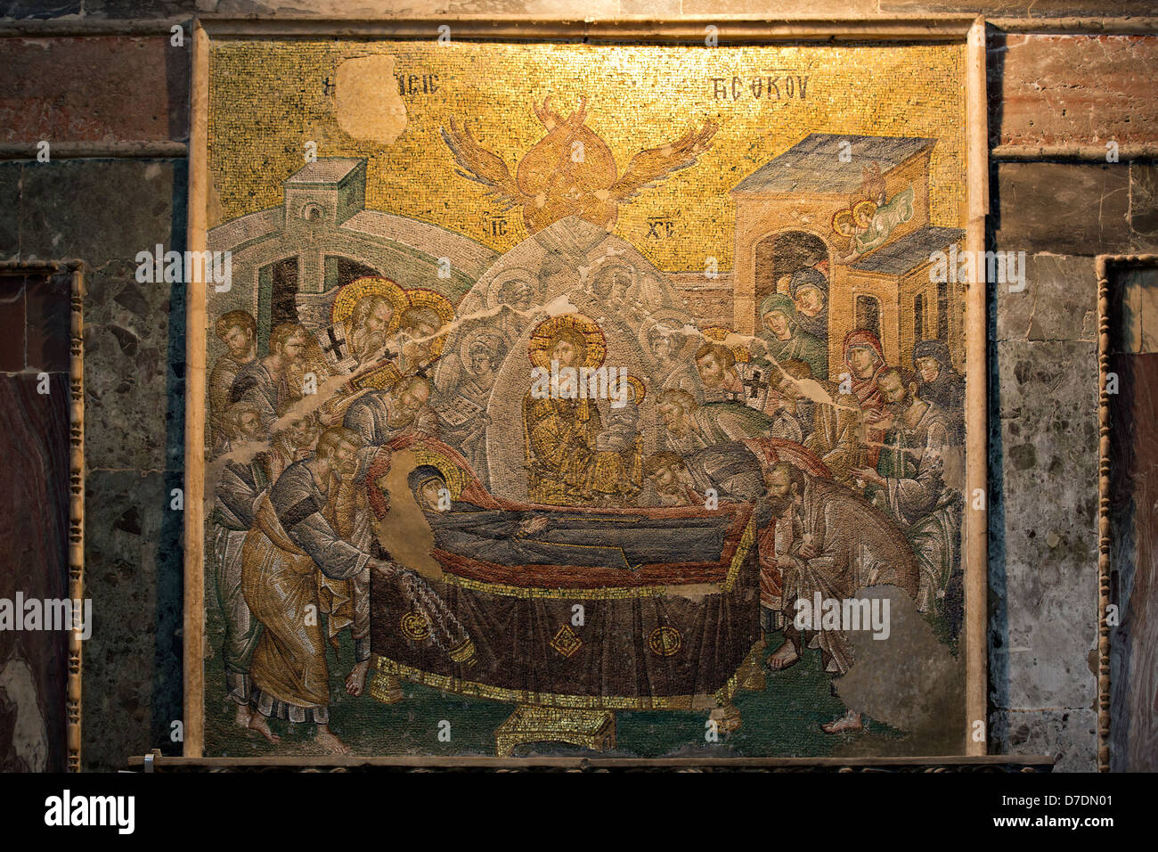 Die Jungfrau in Chora-Kirche, Istanbul, Türkei Stockfoto Die Jungfrau in Chora-Kirche, Istanbul, Türkei Stockfoto
