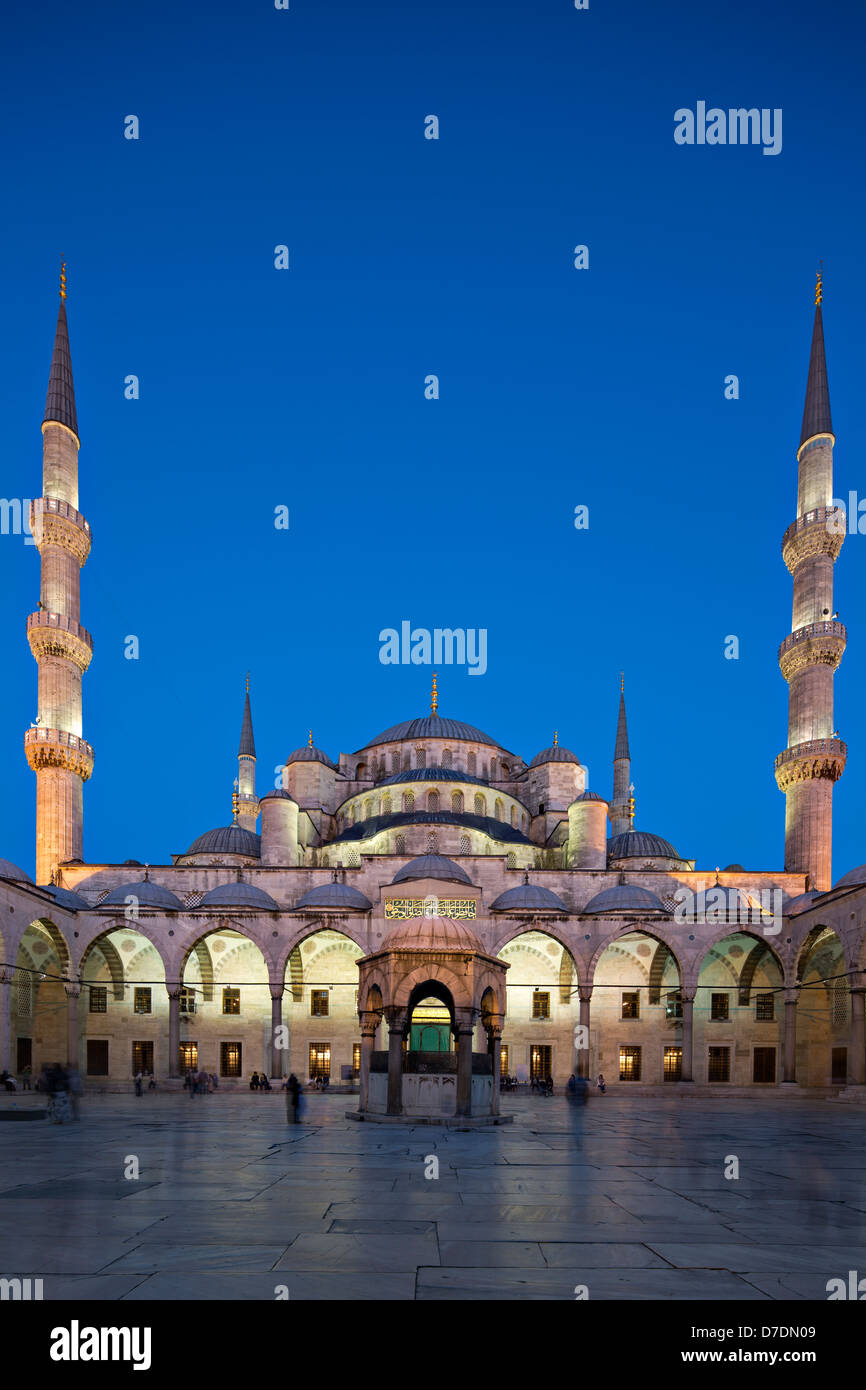 (Blau) Sultanahmet-Moschee, Istanbul, Türkei Stockfoto