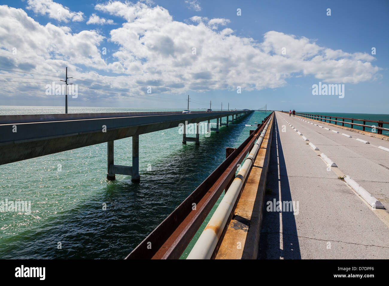 Florida Keys Seven Mile Bridge Stockfoto