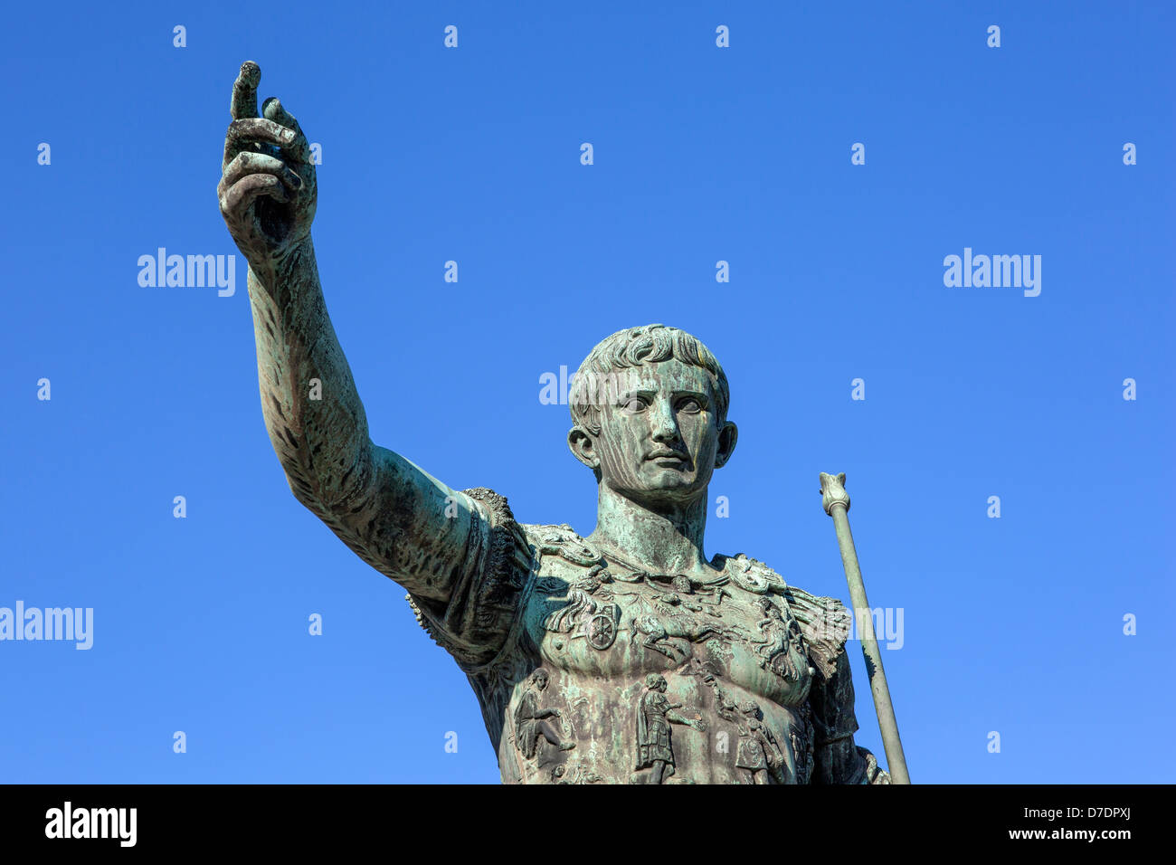 Caesar Augustus in Rom, Italien Stockfoto