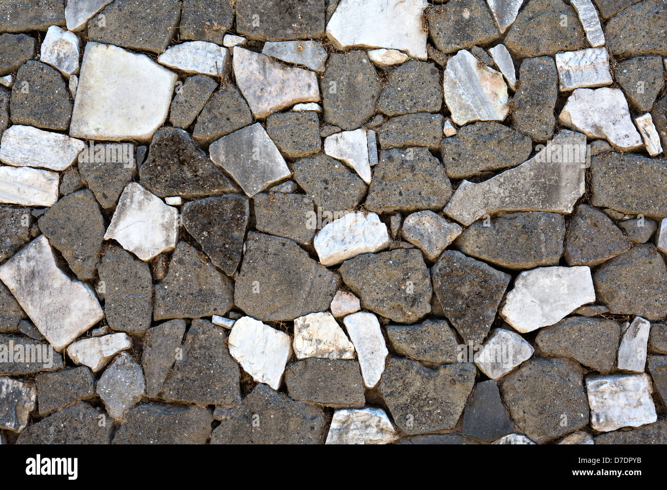 Makro-Ansicht der umgebenden Wand Stockfoto
